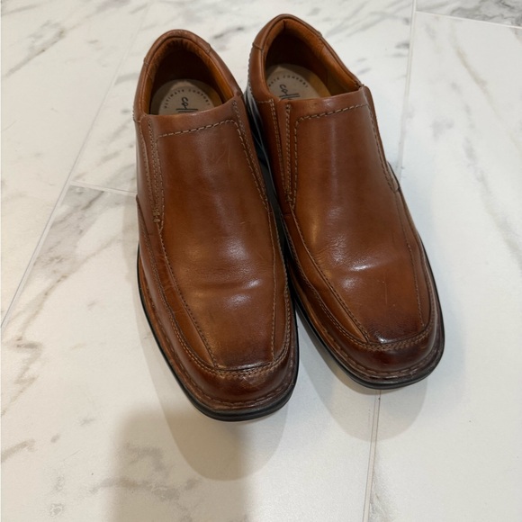 Clark’s Men’s Comfort Collection Brown Slip on Loafer Size 11 - Picture 3 of 8